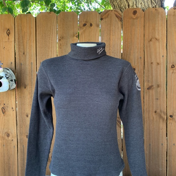 Harley-Davidson Tops - Women's Harley Davidson thermal turtleneck size Medium.
